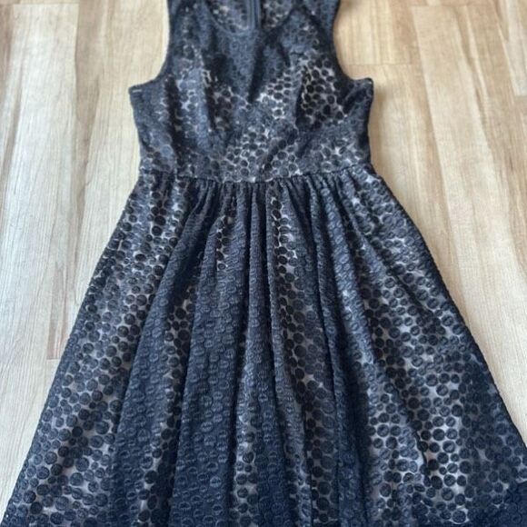 Anthropology Plenty by Tracy Reese Black Polka Dot Dress - Picture 1 of 8